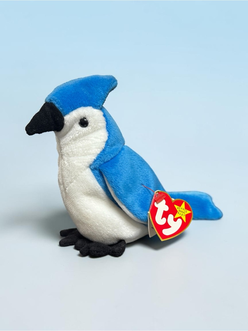 Ty Beanie Baby Rocket the Blue Jay Vintage 1998 Authentic Brand New Original